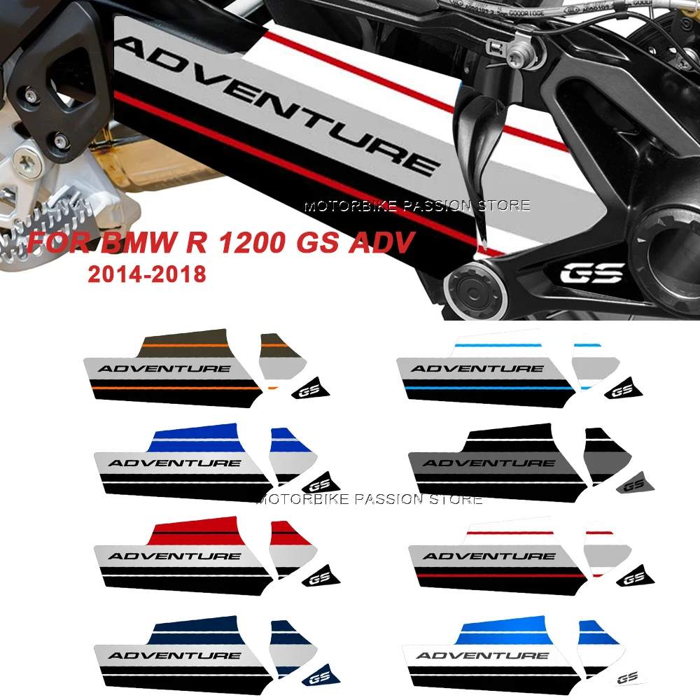 For BMW R 1200 GS ADV 2014-2018 Waterproof Protective Sticker Motorcycle Accessories Swingarm Stickers 3D Epoxy Resin Sticker