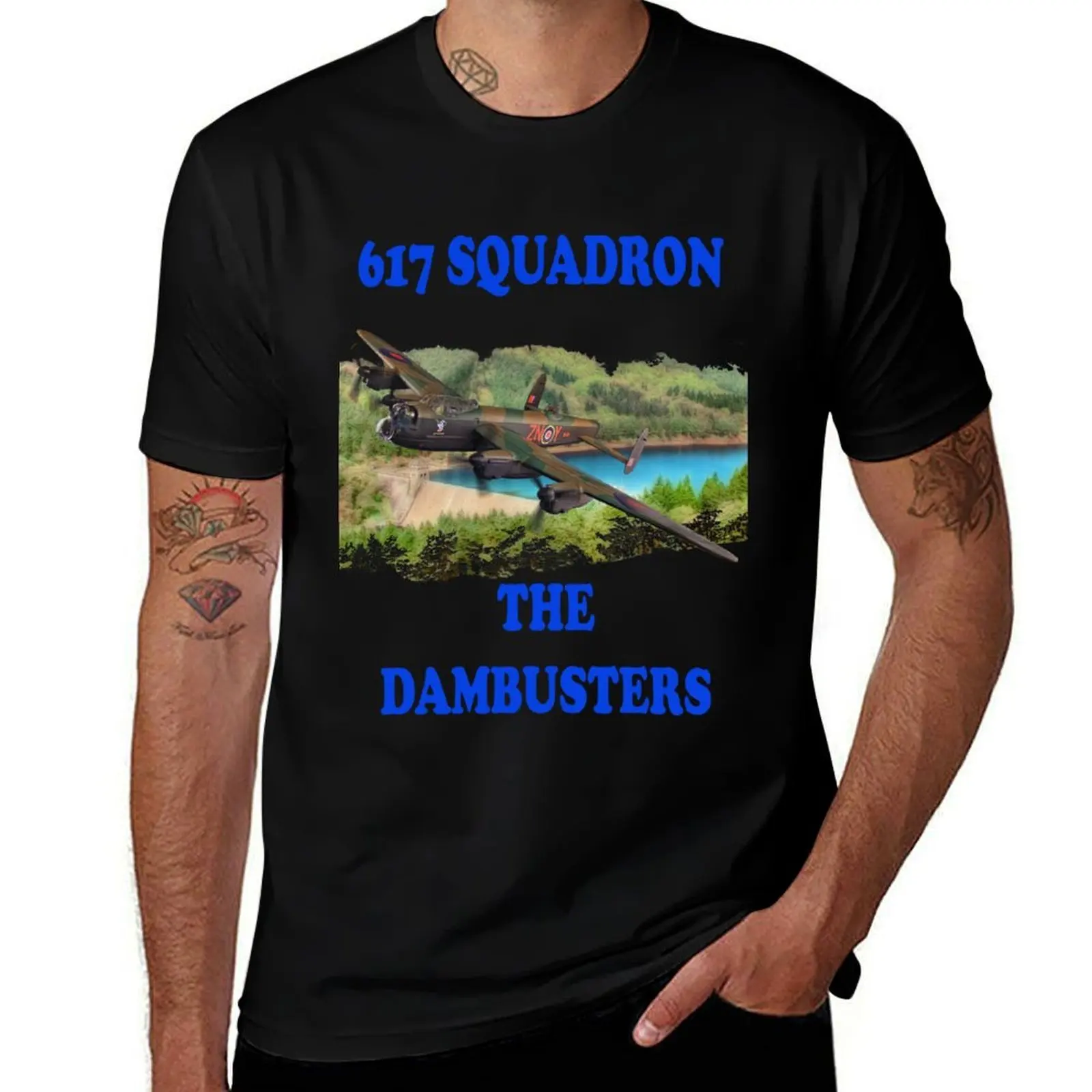 The Dambusters 617 Squadron Tee Shirt 1 T-Shirt Large Size Breathable Tee