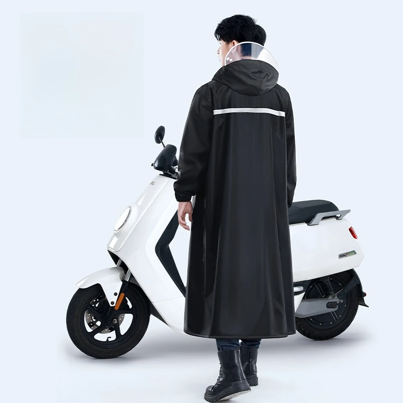 Long Raincoat Full Body Rainstorm Proof Outdoor Men's Single Woman Adult Raincoat Electric Motorcycle Poncho