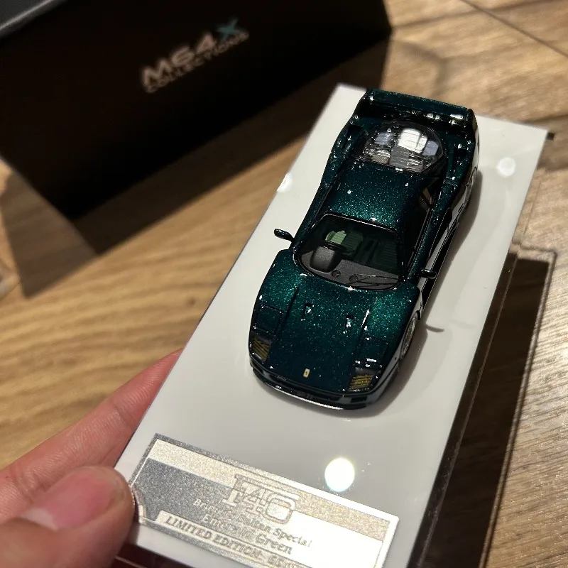 

M64X MY64 1:64 F40 имитация модели автомобиля из смолы, игрушка для мальчиков, детский подарок, коллекционное украшение для взрослых.