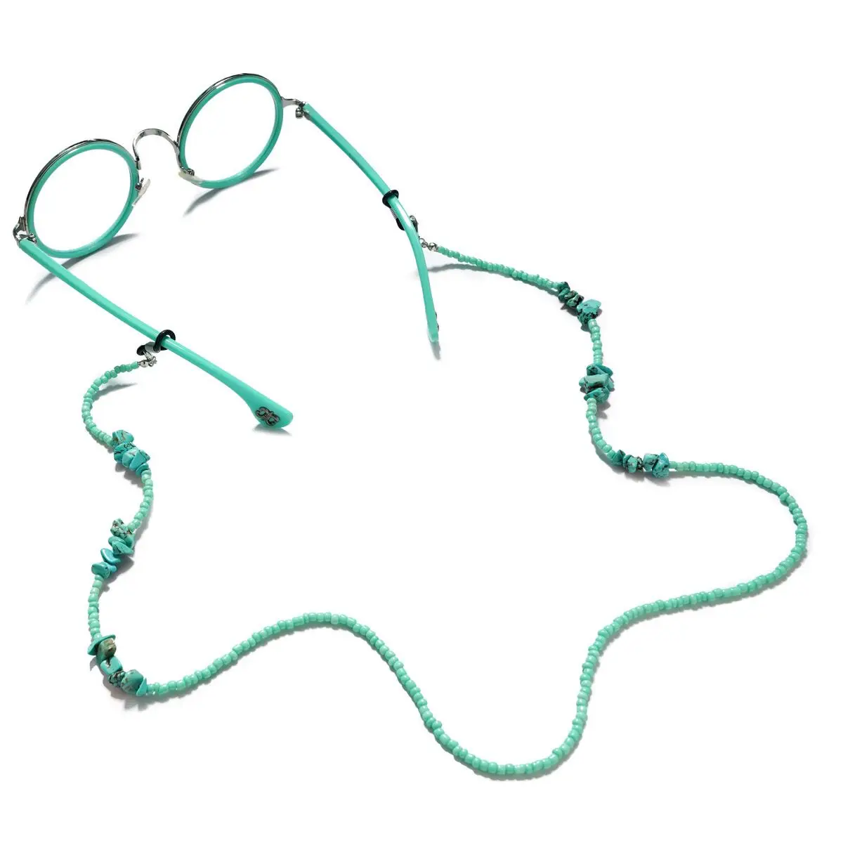 Handmade Crystal Beaded Eyeglass Chain Necklace for Women- Acrylic Beaded Sunglass Chain Eyewear Lanyard Around on The Neck