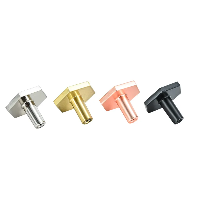 Hexagonal Colored Furniture Handle Cabinet Handle Zinc Alloy Wardrobe Door Handle Furniture Decorative Hardware