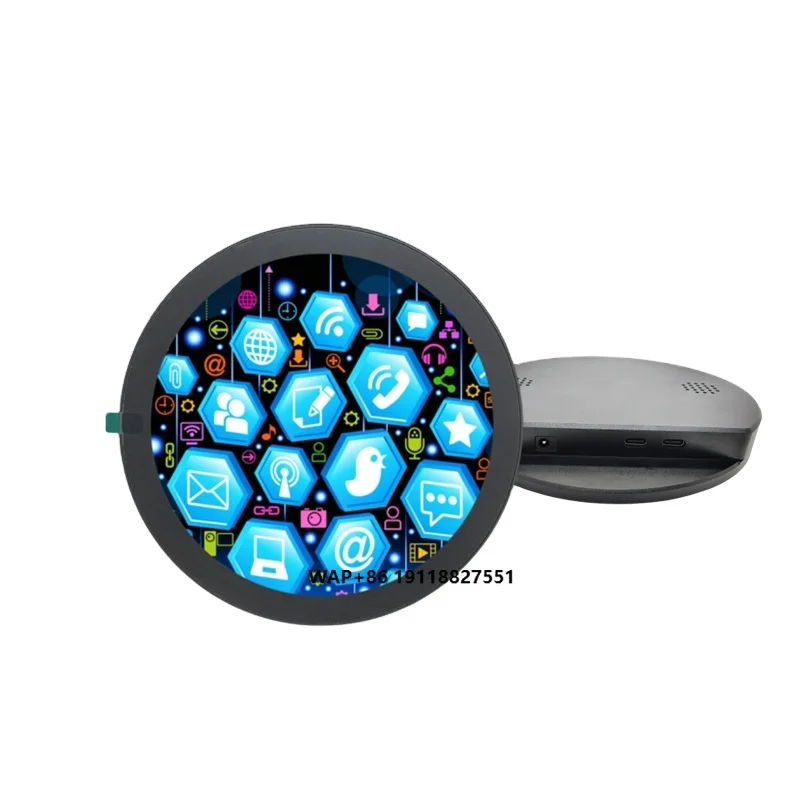 

5 Inch Lcd Round Screen Display 1080*1080 Built in Speaker Android System Lcd Touch Screen Display