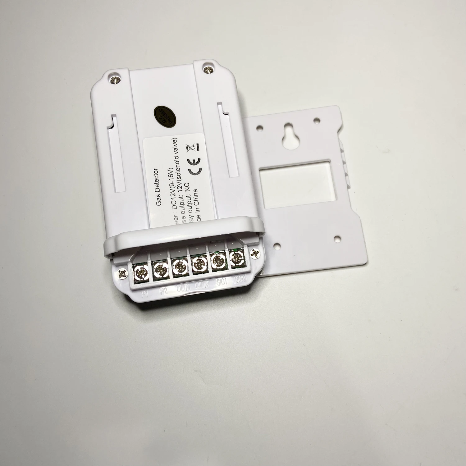 1 Uds alarma de seguridad para el hogar con cable montado en la pared 12V Detector de Gas Natural Sensor de Gas GLP CH4 alarma de Gas Combustible de