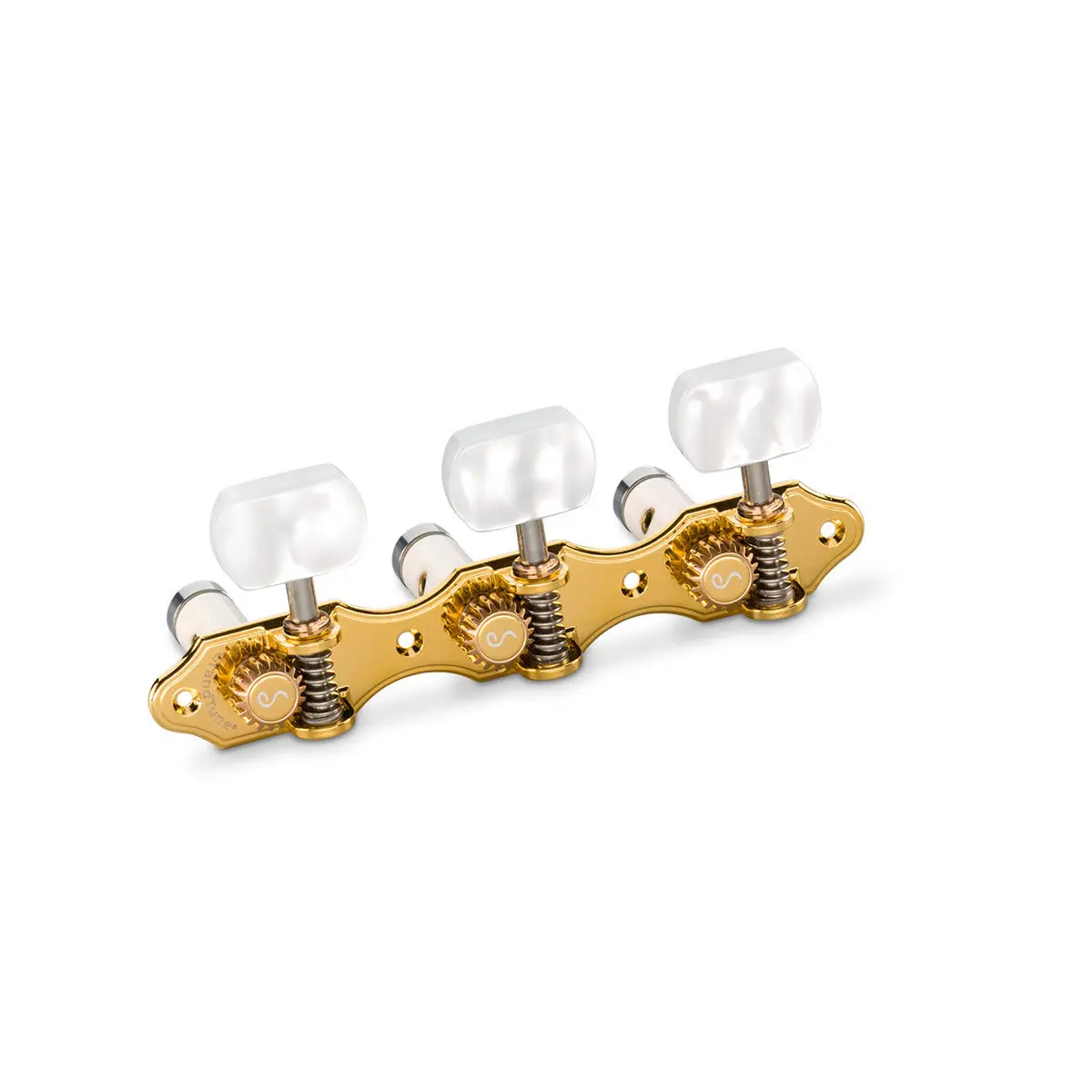 R Charler Classical Guitar String Button Wood, Guitar String Quasi-Winder Bearing, String Shaft, Pearl Handle