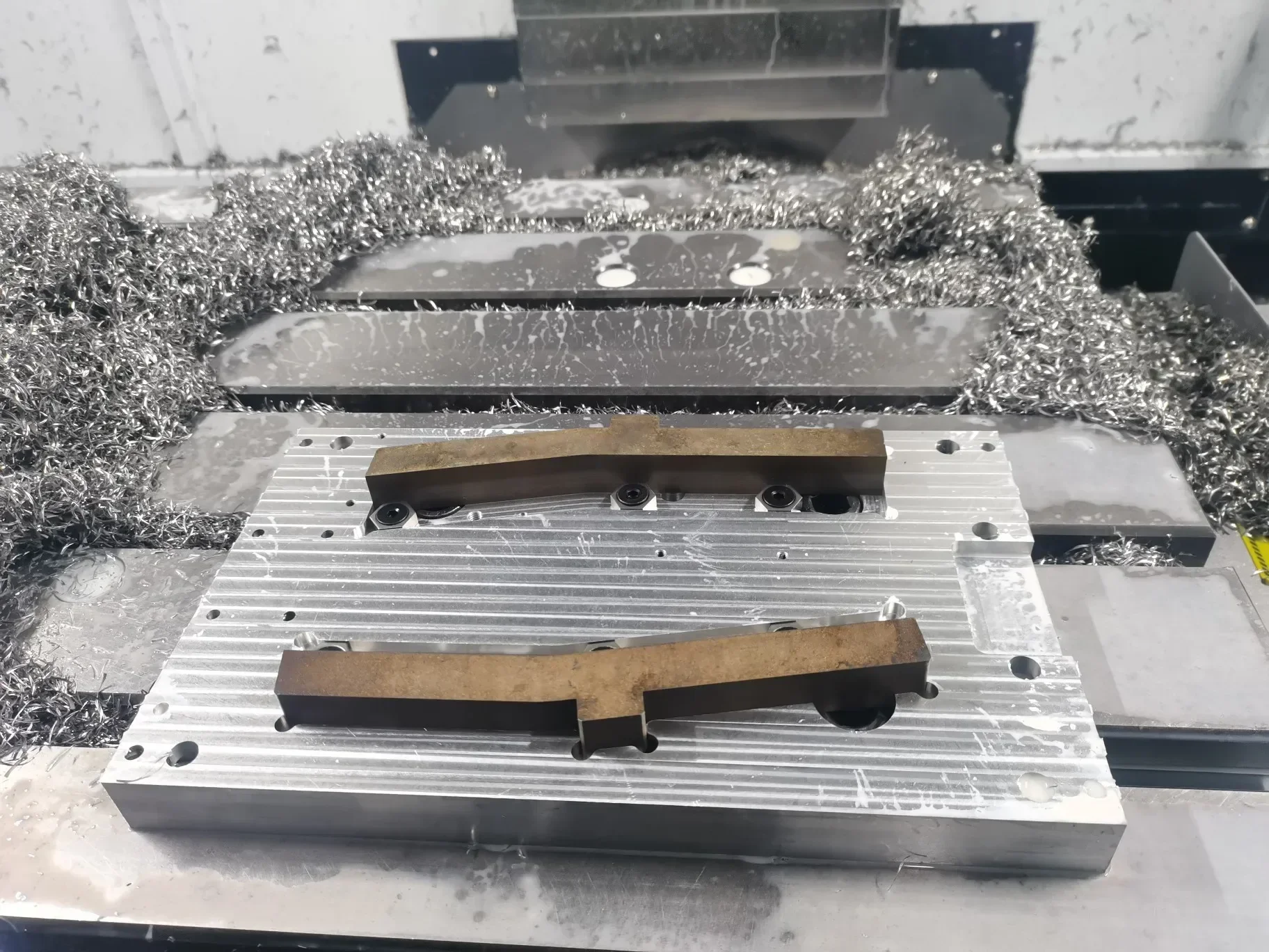 CNC Machining Center Hexagonal Side Fixed Fixture Small Precision Clamping Block OK Fixture Multi Station Product Batch