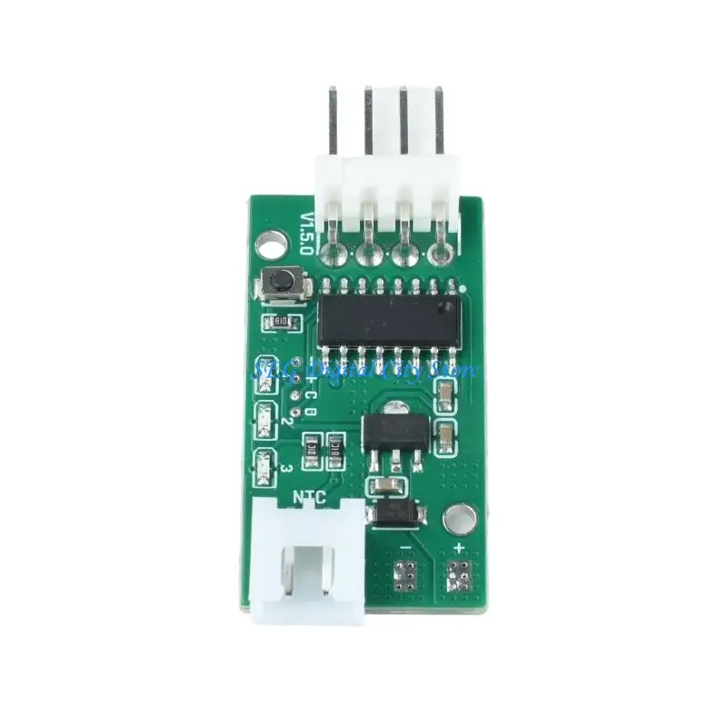U75B Thermistor Feedback Fan Temperature Controller, 25 kHz Four-Wire Regulation Board with 5-15V Input for DIY Electronics