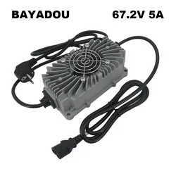 防水リチウム電池充電器,スマートバッテリー,ゴルフカート,60v,16s,67v,30Ah, 50Ah, 67.2v,5a