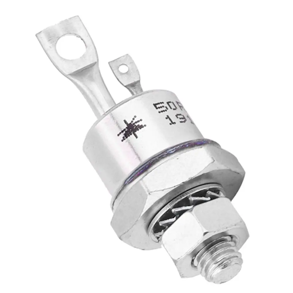 

2PCS 50RIA120 Silicon Controlled Rectifier Durable Controlled Screw Type Thyristor High Power Motor Control Thyristor