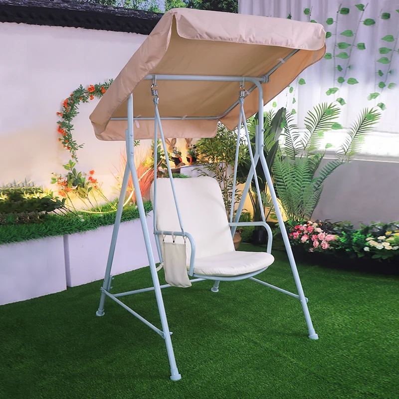 

Chain Outdoor Patio Swings Sensory Garden Balcony Rope Patio Swings Canopy Sunshade Hamacas Jardin Exterior Outdoor Furniture