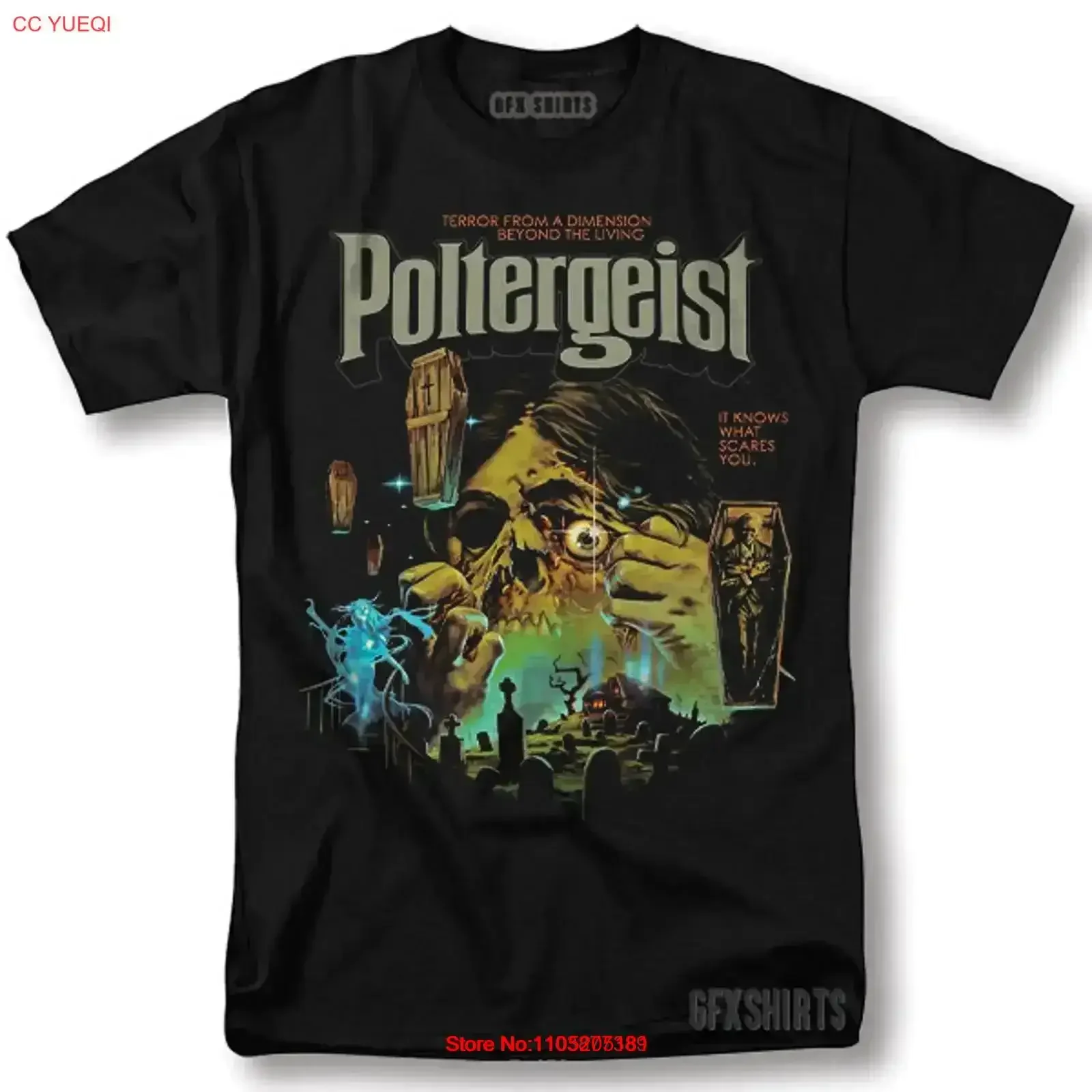 PoltergeisT T Shirt Classic Horror Movie Vintage Design Washed Comfortable Slightly graphic Versatile designer clothes vintage