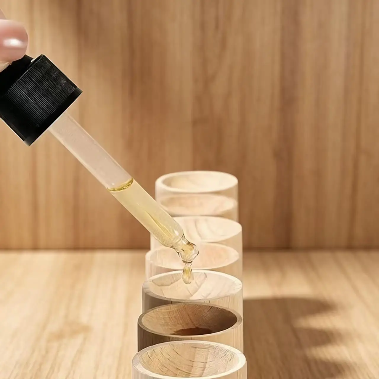 Portable Wood Essential Oil Diffuser Natural Aroma Diffuser Car Home Air Freshener Fragrance Diffuser for Office Bedroom Decor view 5