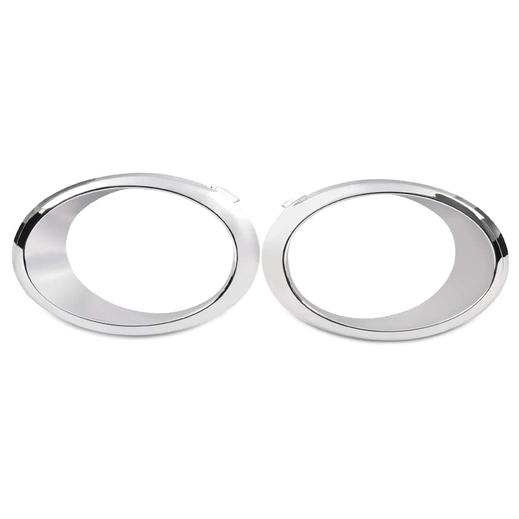 for Ford Fusion Mondeo 2013-2016 Chrome Front Fog Light Cover Bezel Trim Ring LH&RH Pair