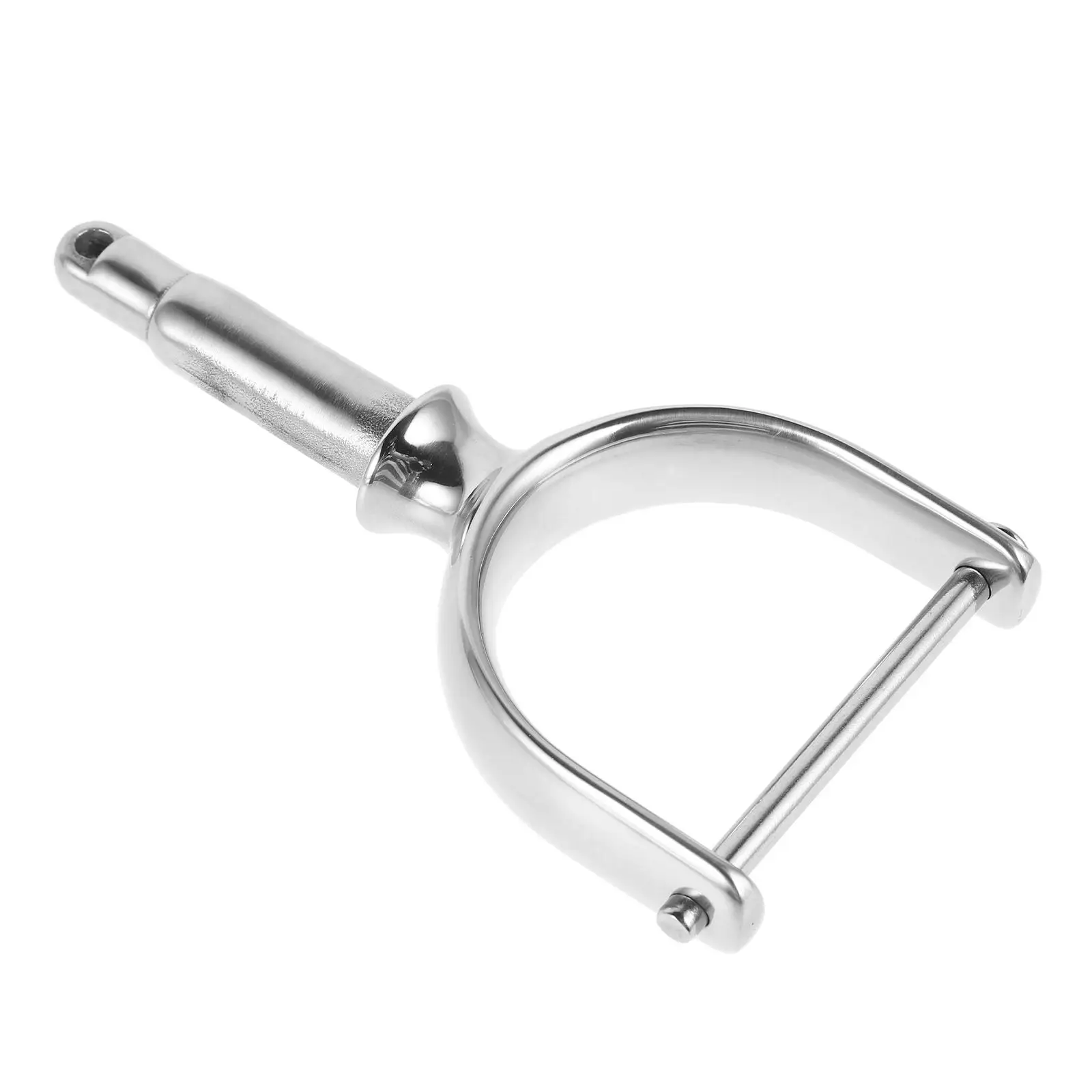 316 Stainless Steel 1/2 Inch Oar Locks Paddle Ring Bracket for Row Boat Side Mount Boat Accessories Durable Metal Clamps Fits