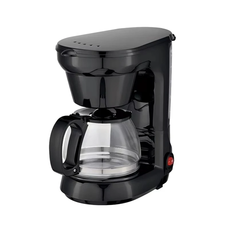 Electric Coffee Maker 750Ml 6-Cup Drip Coffee Machine With Anti-Drip Function Borosilicate Glass Carafe EU Plug