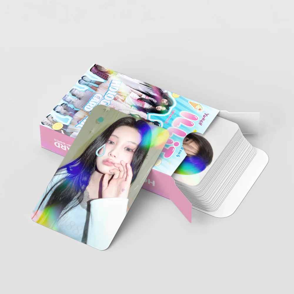 124 Laser Cards K-Pop Girl Group Single 'I Got Your Back' Flash Cards Celebrity Holographic LOMO Card Collectible Gift