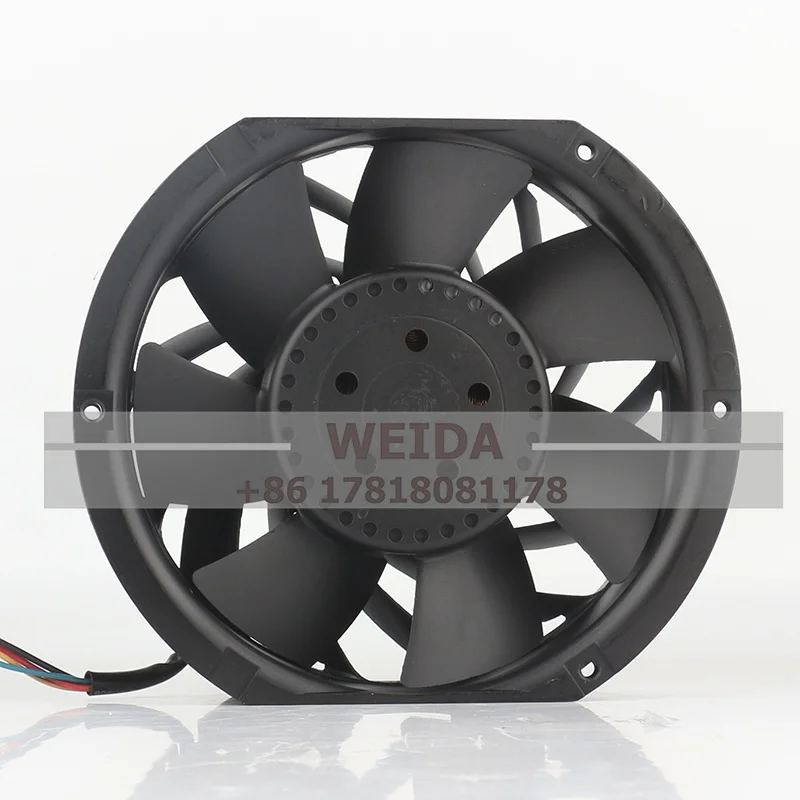 Imagem -03 - Grande Ventilador de Exaustão do Volume de ar Bola Dobro 12v 24v Dc48v Ahb1548ghg-f06 19 a 175x150x51 mm 17cm 17251