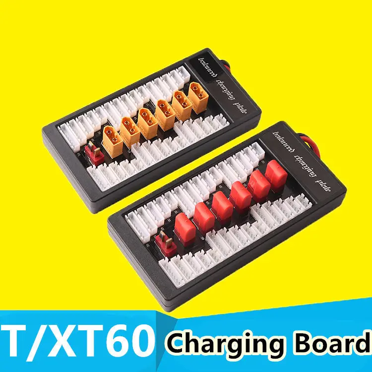 

XT60/t Plug Липо зарядки Board параллельно 6 in1 батареи Зарядное устройство Пластина для imax B6 B6AC B8 RC FPV-системы quadcopter собраны класса