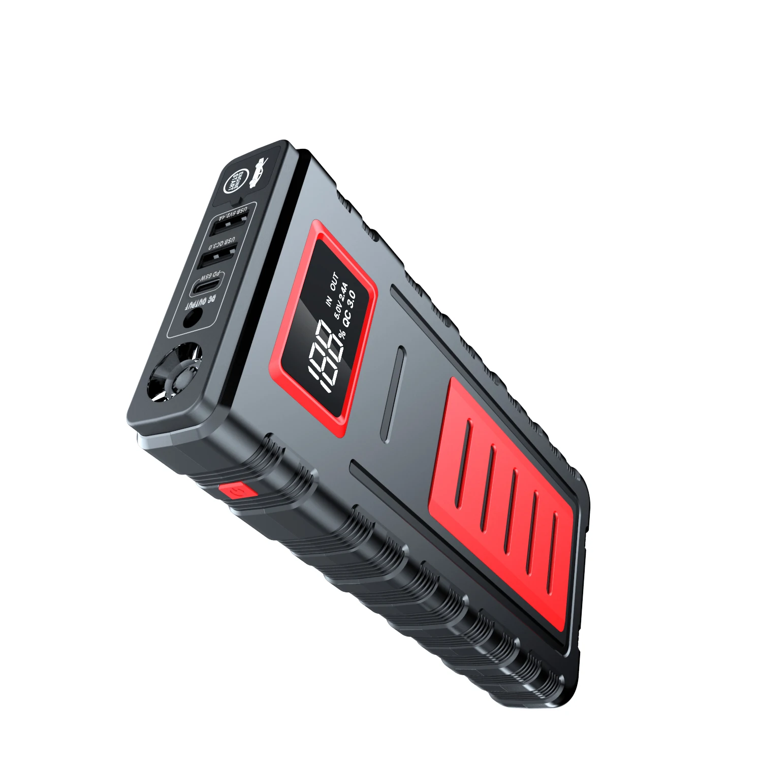 Auto Power Bank Car Jump Start Battery super capacitor 2400 A Peak jump box battery car power bank 12v 25000Mah Car Jump