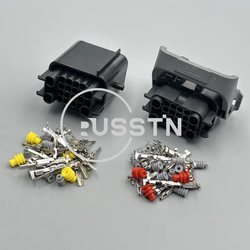 1 Set 20 Pin Automotive Waterproof Engine Connector Car Sealed Socket AC Assembly Wire Cable Plug 936780-2 936777-2