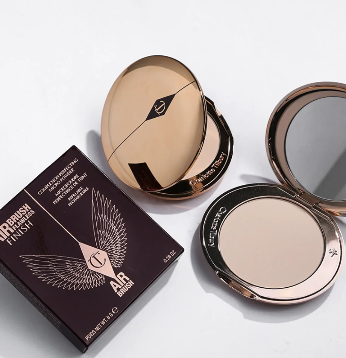 CT flawless powder soft focus fair fixed make up powder oil control light skin PERFECTING MICRO MAKEUP CT POWDER wholesale