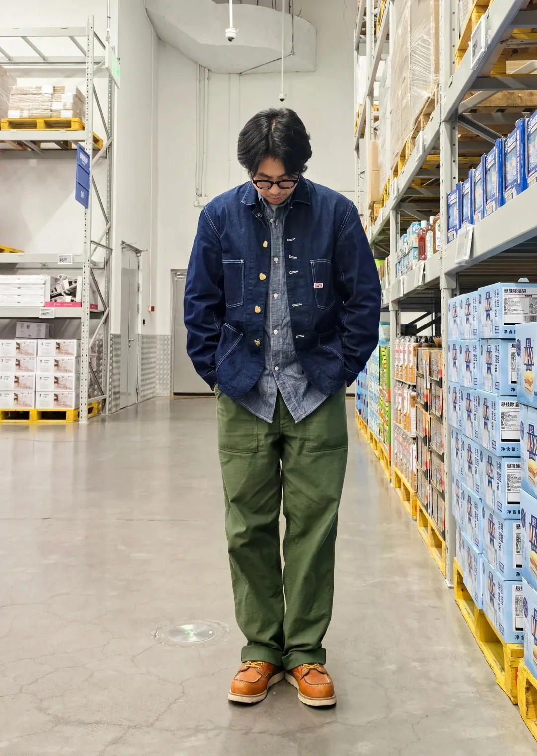 Big Size SauceZhan OG107 Vintage Military Fatigue Pants Olive Sateen Baker Straight Utility Cargo Pants for Men