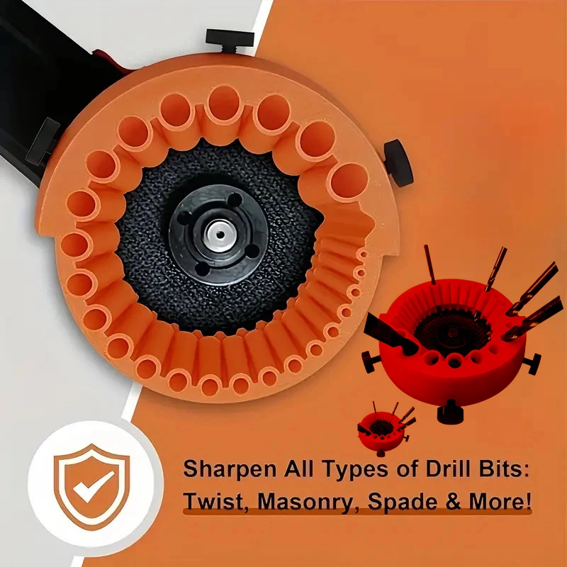 2025 New Multipurpose Drill Bit Grinding Sharpener Polishing Grinding Tool Powered Drill Bit Tool Parts Applicable Angle Grinder