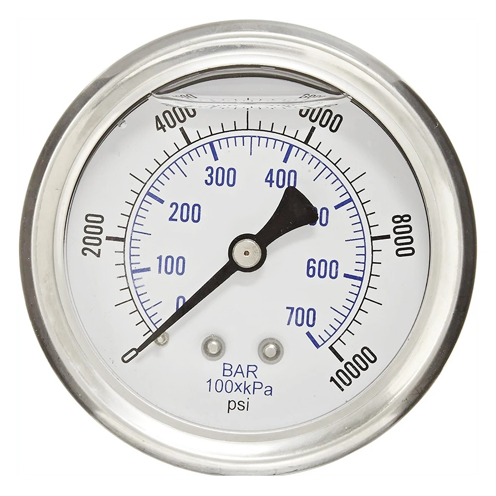 

Pressure Gauge For High Pressure Washer M14x1.5 Pressure Washer 700Bar/10000Psi Alloy+Stainless Steel High Quality