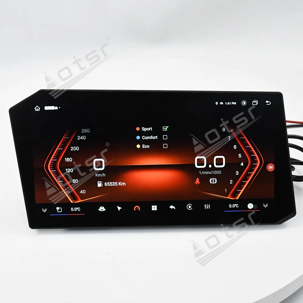 راديو سيارة أندرويد 12.9 بوصة رفيع للغاية لسيارات BMW 5/6 Series GT 2018-2020 ترقية 2026 نمط سيارة نظام تحديد المواقع والملاحة Carplay الوسائط المتعددة #5