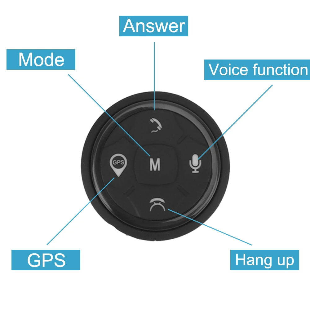 Wireless Car Steering Wheel Controller Universal Music GPS Navigation Radio Remote Control Buttons 10 keys Car Accessories