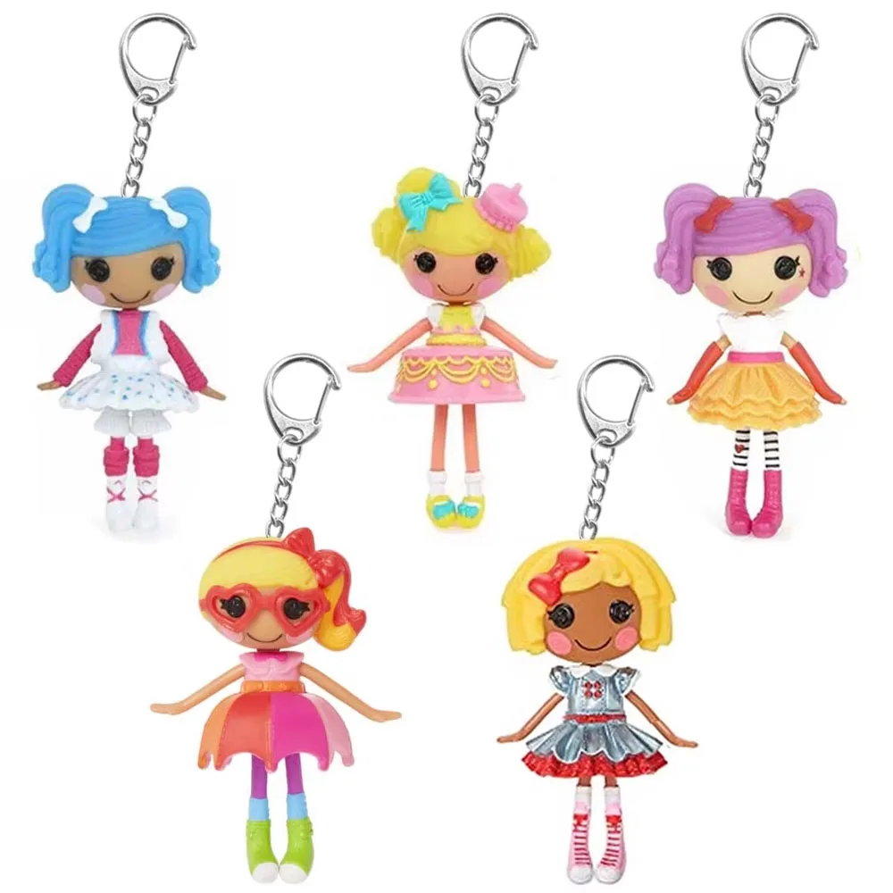 Lindo Llavero con Figura de Muñeca Lalaloopsy, Mini Mascota, Adorno para Bolsa, Juguete, Regalo para Niñas