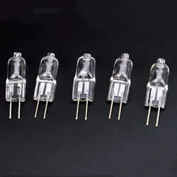 10 PCS 6V G4 Halogen Lamp Bulb Beads 5W 10W 15W 20W 25W 30W Microscope Accessory