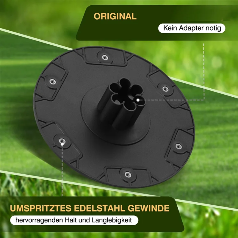 

【Price-Drop!】For Gardena Sileno Minimo 250,350 500/ Automower Aspire Knife Plate+ 6 Blades-180 Mm Diameter