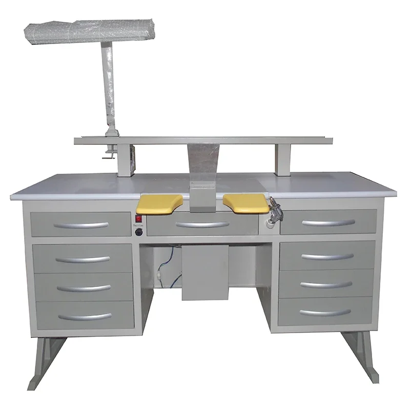 طاولة مختبر Denta مقعد عمل محطة عمل مختبر Denta الحديثة لأعمال مختبر Denta