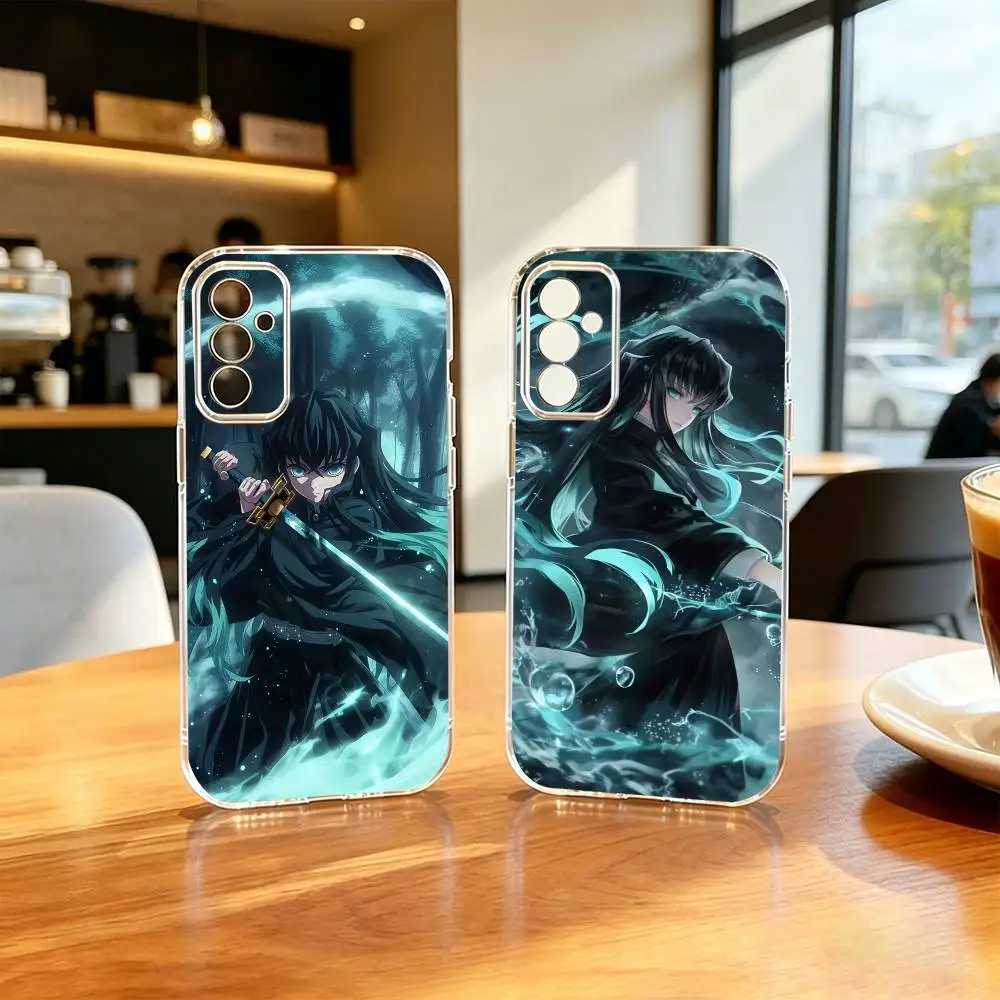 

Anime Demon S-Slayer Muichiro Tokito Gift Phone Case For SamsungA10,12,20,21S,30,31,40,50,51,52,70,71 Transparent Cover