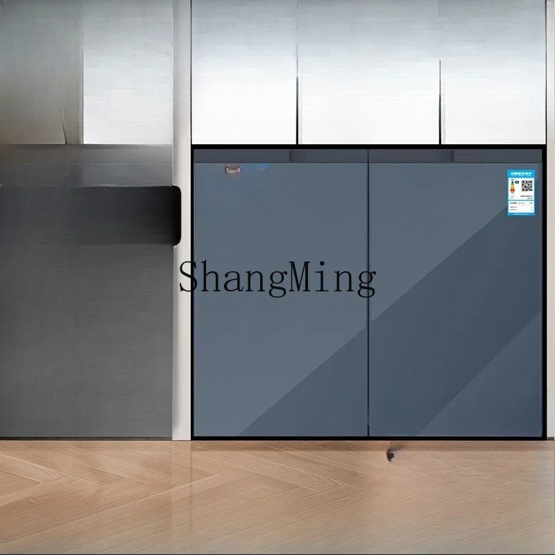 SM horizontal refrigerator household embedded low refrigerator first-class energy efficiency silent double door