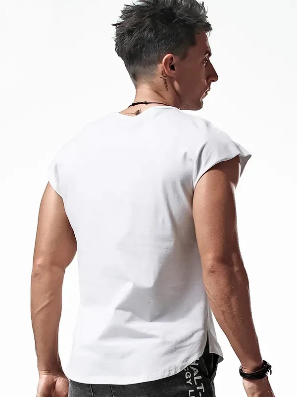 Canotta da corsa fitn di grandi dimensioni 300 Pou ex Gilet sportivo estivo all'aria aperta Svel sciolto e traspirante in fibra di poliestere