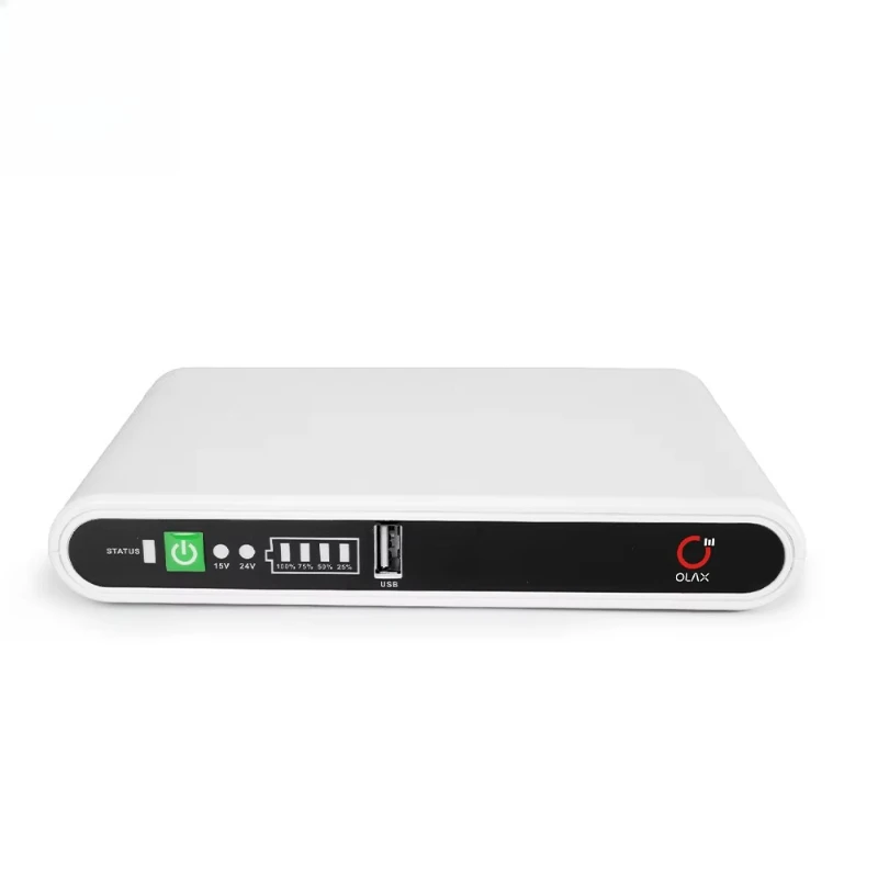 

Smart size uninterruptible power supply DC output 20000mAh 74WH battery capacity Power backup