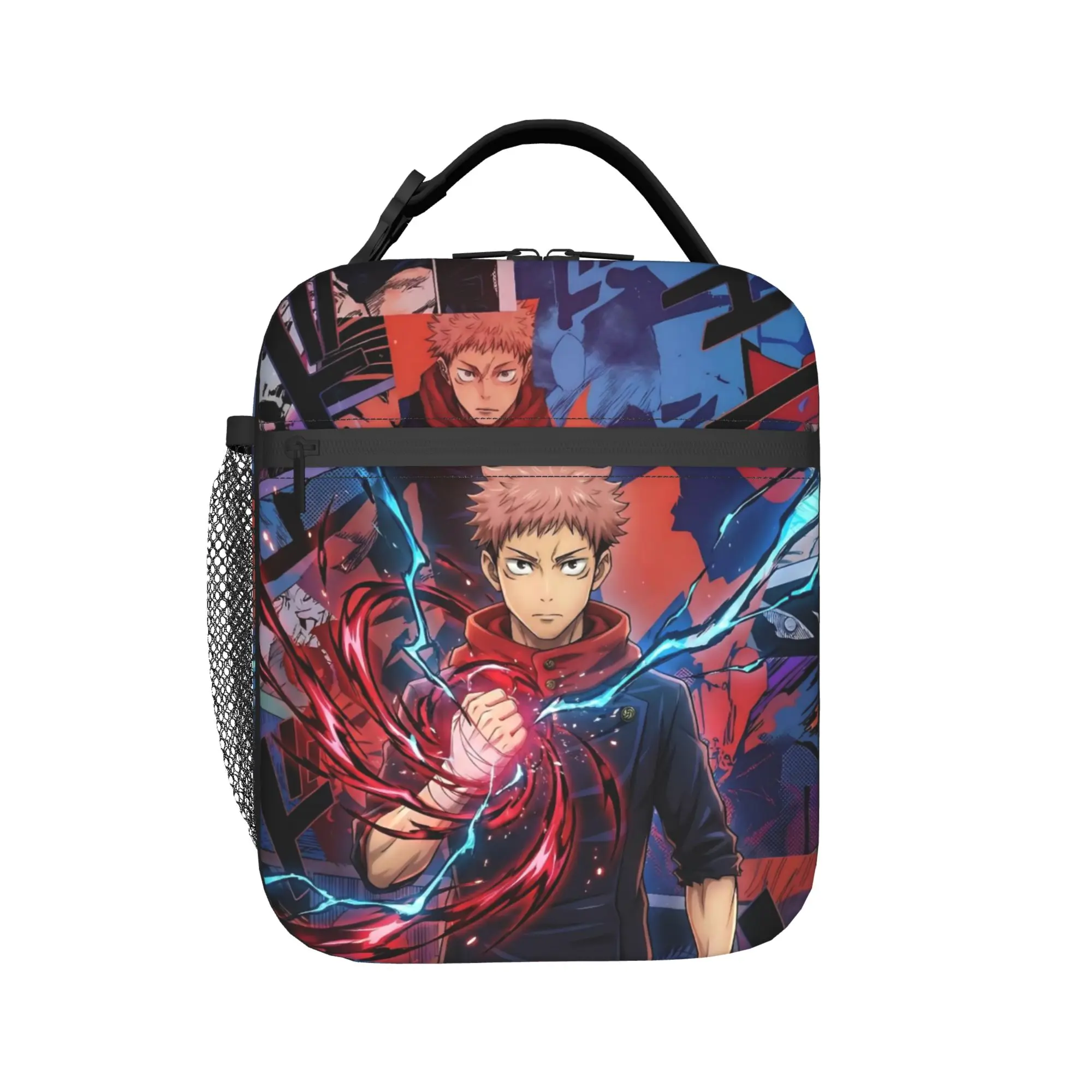 Itadori Yuji  Insulated Lunch Bag for Men Women  JJK Anime  Storage Food Box Portable Thermal Cooler Lunch Boxes For Work