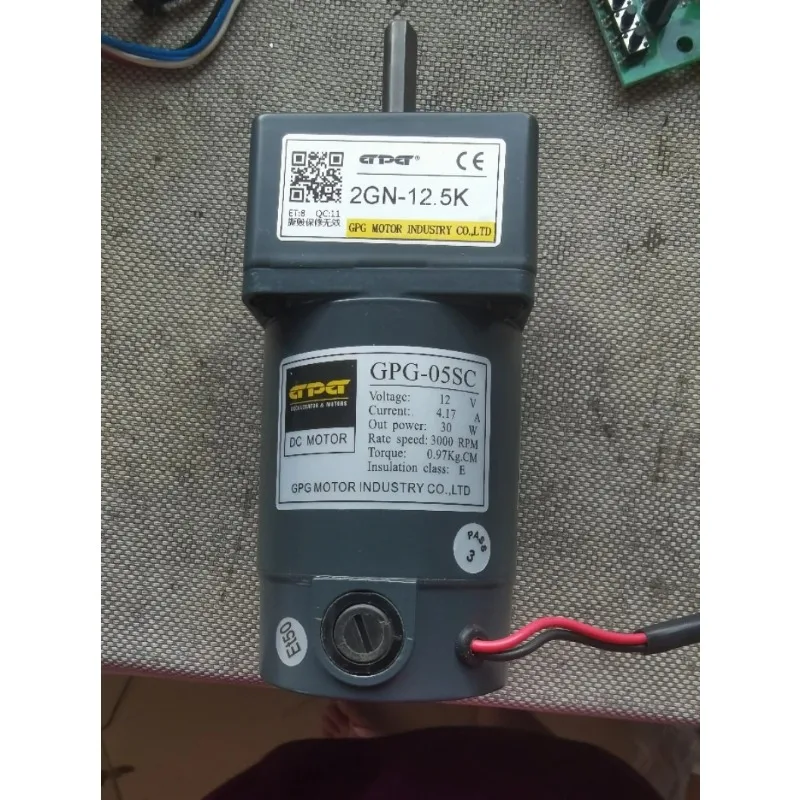 Двигатель постоянного тока Gpg 2gn 12,5k 3000об/мин 30w 4,17A 12V
