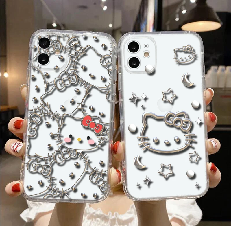 cartoon hello kitty Soft Case for Moto G Play E20 E4 E40 E5 E6 E6S E7 Power Edge 20 Lite Pro G200 G30 G4 G52 G42