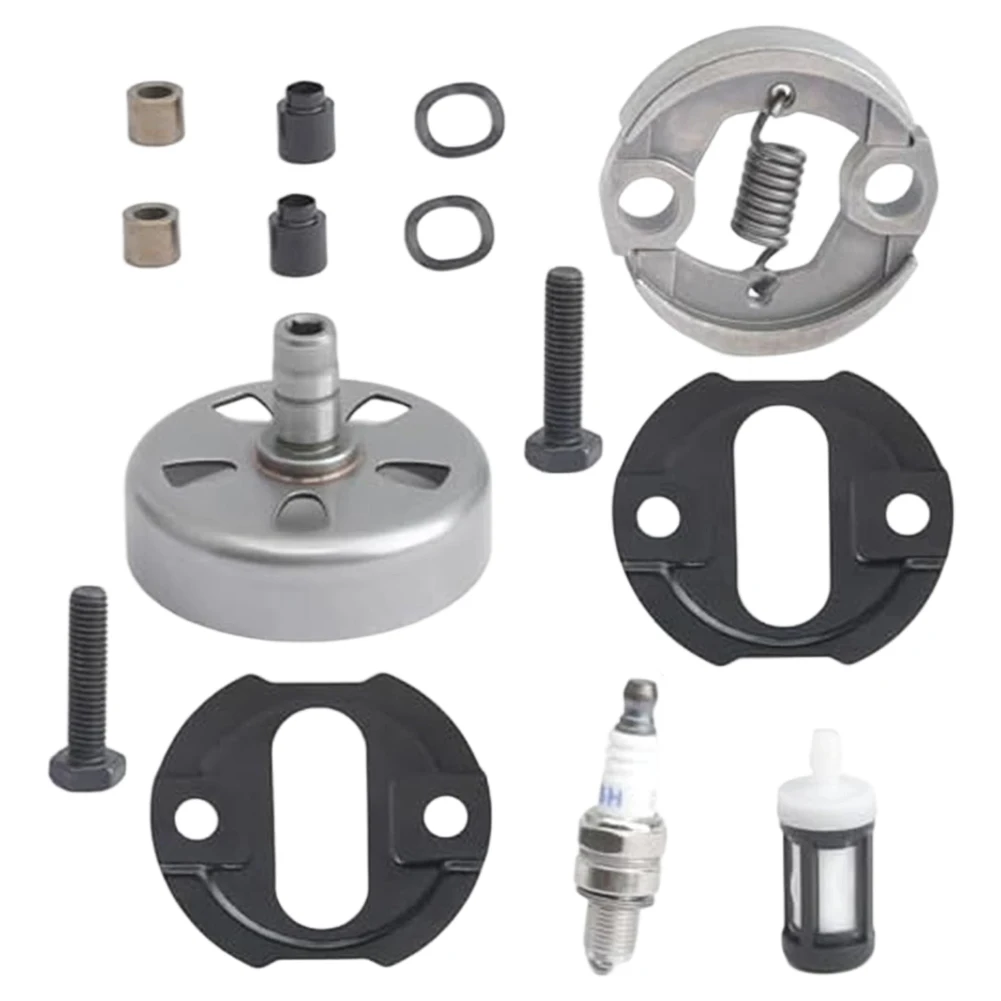 Clutch Drum Kit With Spring Shoe For FS100 HT101 KM111R Replaces 4180-160-2000 12 Pcs Lawn Mower Trimmer Maintenance Tools