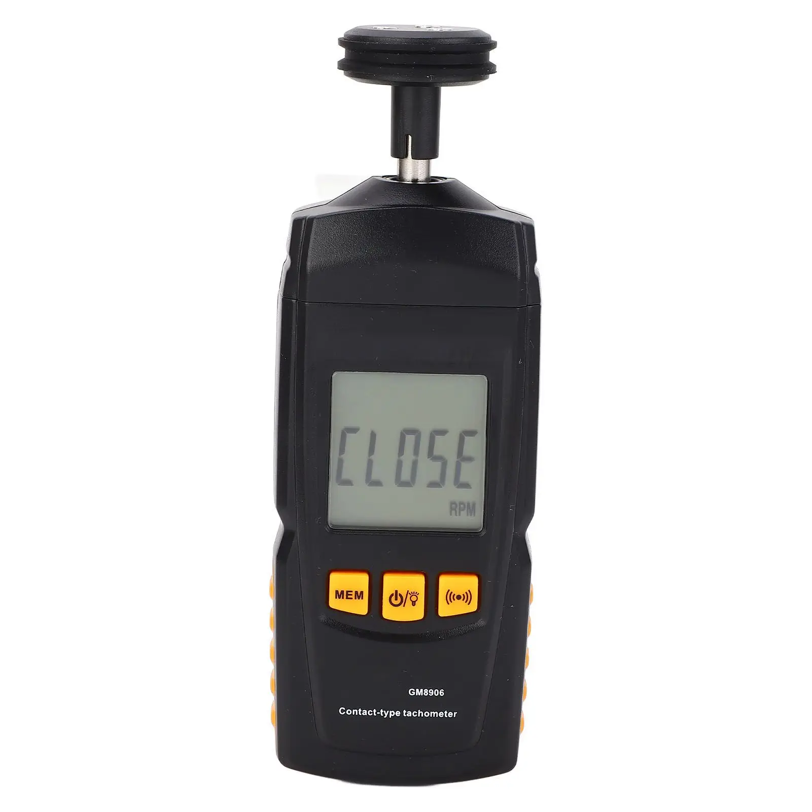 Industrial Rpm Gauge Digital for contact Tachometer For Workshop Use Wide Measurement Range Automatic Shutdown Function