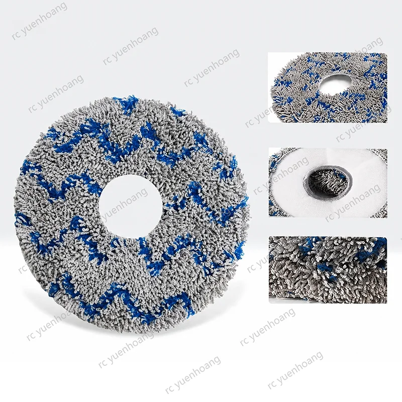 12PCS Reusable Mop Pad Replacement Cloth for DJI ROMO S/A/P Robot Vacuum Cleaner Microfiber Washable Mopping Rag