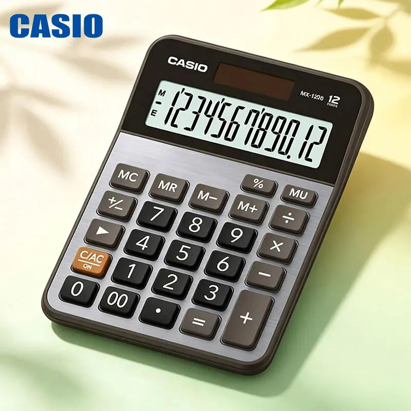 Casio MX-120B/MX-12B/AX-12B/AX-120B/DX-12B Business calculator - Large buttons for financial and tax accounting, office computer