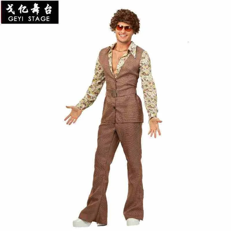 

New adult Halloween disoco male anime uniform cosplay dress complete dress clothes for women