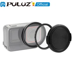 PULUZ for Insta360 Ace Pro 52mm UV Lens Filter Adapter Ring with Lens Cover