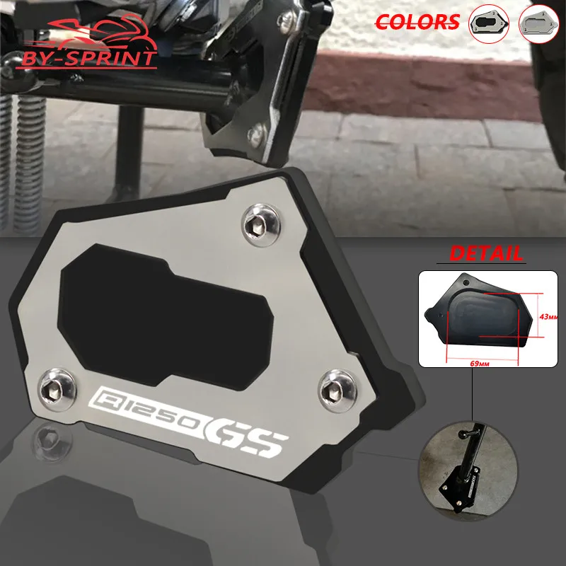 

R1250GS For BMW R1250GS Adventure R1250 GS 2018 2019-2023 CNC Kickstand Side Stand Plate Vergroter Extension Pad