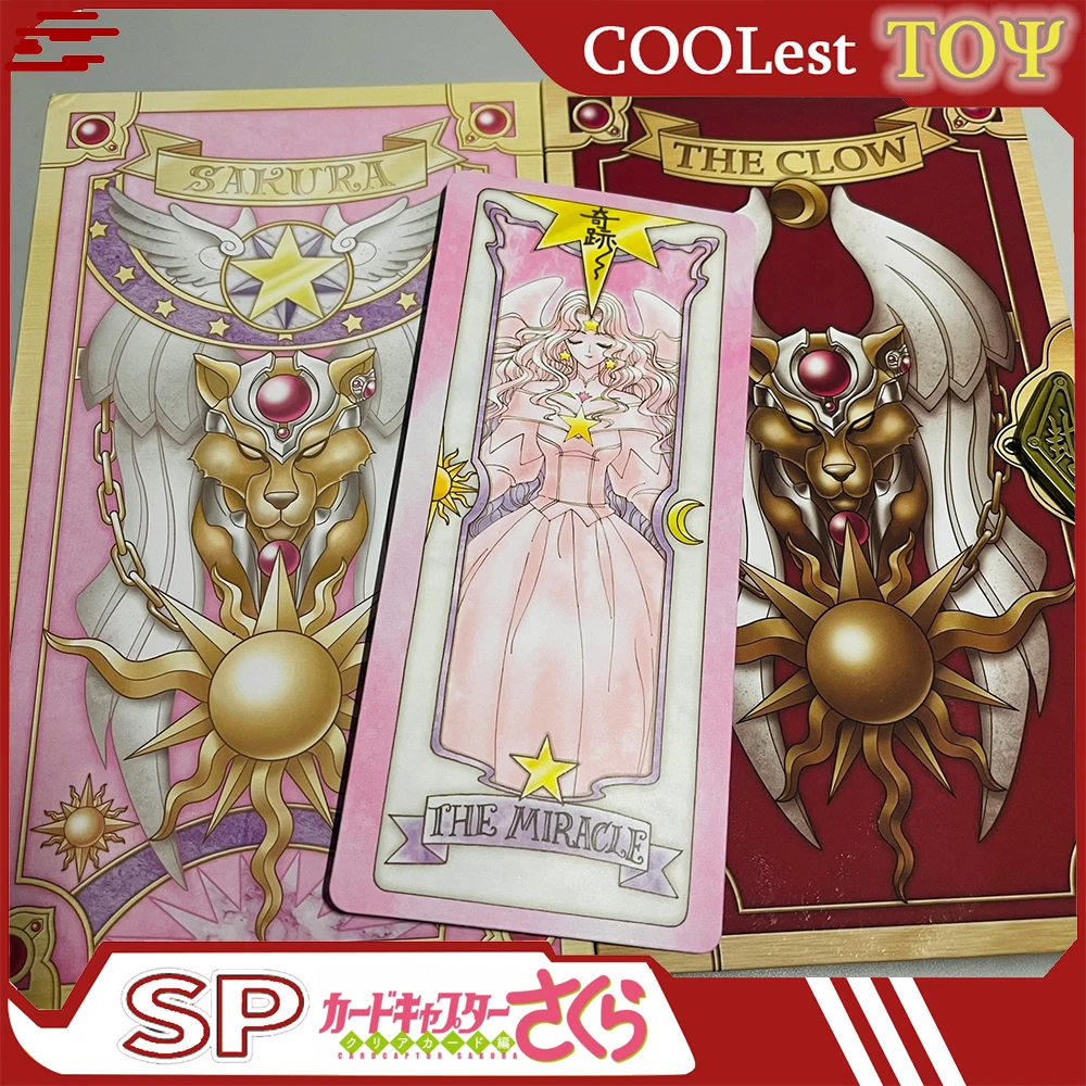 2024 Card Captor Sakura Cards New 60Pcs 1 Set Card Captor Sakura Clow Cards Cosplay Deluxe Edition Anime Prop Gift Toy Taort