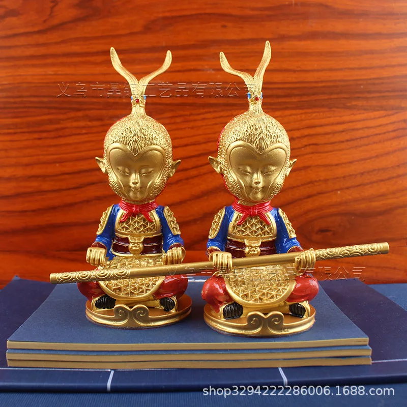 

Monkey King Jingsi Qitian Dasheng Sun Wukong Figurine Statue Return of the Fighting Buddha Living Room Entrance Car Decoration